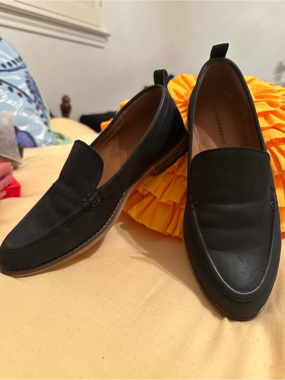 Classic Women’s Black Leather Loafers